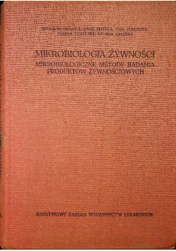 Mikrobiologia żywności