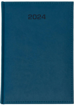 Kalendarz 2024 tygodniowy A4 Vivella niebieski