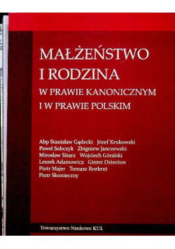 Małżeństwo i rodzina w prawie kanonicznym