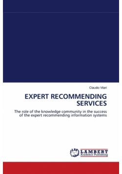 Expert Recommending Services