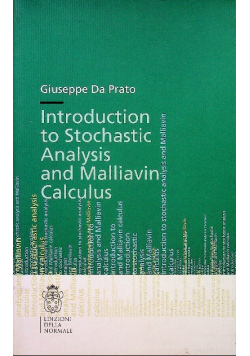 Introduction to Stochastic Analysis and Malliavin Calculus