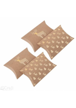 Pudełka składane jeleń 10x11xcm 4szt