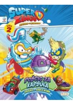 Super Zings Książka z naklejkami + figurka