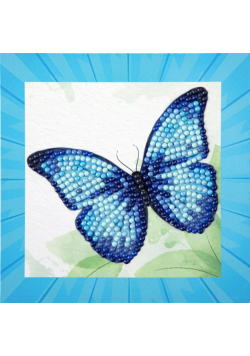 Diamond Dotz Quick - Blue Butterfly