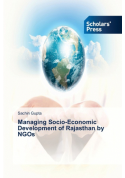 Managing Socio-Economic Development of Rajasthan by NGOs