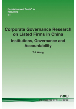 Corporate Governance Research on Listed Firms in China