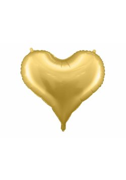 Balon foliowy Serce 75x64,5cm złoty
