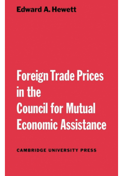 Foreign Trade Prices in the Council for Mutual Economic Assistance