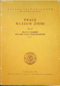 Prace muzeum ziemi nr 15 część 2