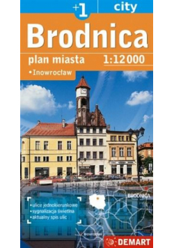Plan miasta - Brodnica/Inowrocław 1:12 000 DEMART