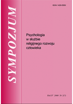 Psychologia w służbie religijnego rozwoju człowiek