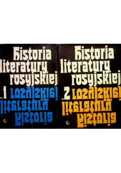 Historia literatury rosyjskiej tom 1 i 2
