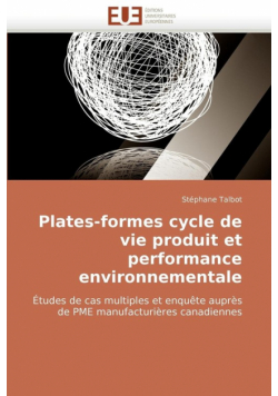 Plates-formes cycle de vie produit et performance environnementale