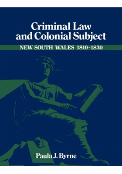 Criminal Law and Colonial Subject