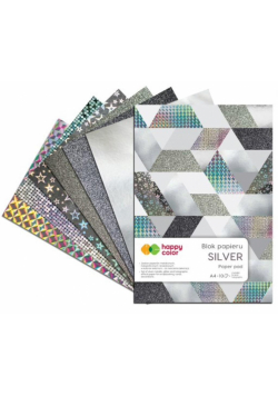 Blok A4/10K Silver 150g-230g HAPPY COLOR