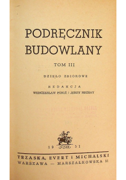 Podręcznik budowlany tom 3