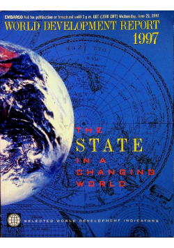 World development report 1997 The State in a Changing World