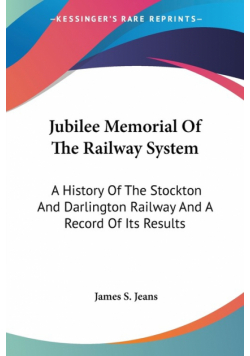 Jubilee Memorial Of The Railway System