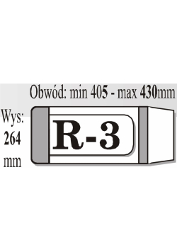 Okładka książkowa regulowana R3 (50szt) IKS