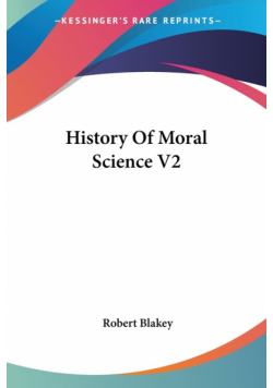 History Of Moral Science V2