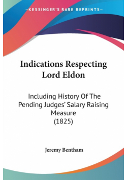 Indications Respecting Lord Eldon