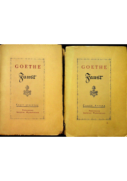 Goethe Faust część 1 i 2