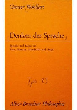 Denken der sprache