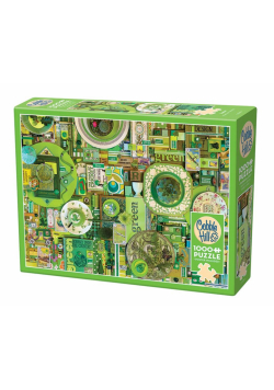 Puzzle 1000 Pomaluj mój świat na kolor... zielony