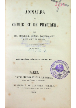 Annales de chimie et de physique 1868 r.