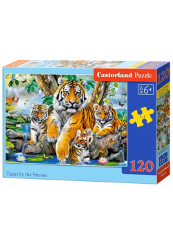 Puzzle 120 Tigers by the Stream CASTOR