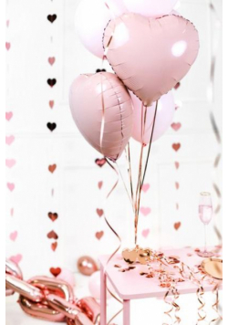 Balon foliowy serce jasny różowy 45cm