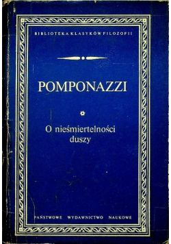 O nieśmiertelnosci duszy