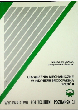 Urządzenia mechaniczne w Inżynierii Środowiska część II