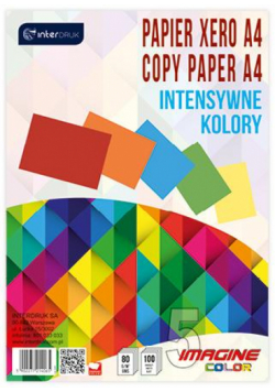 Papier ksero A4/100 5 kolorów intens. x 20K