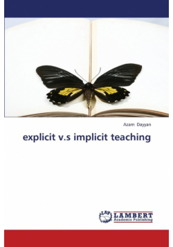 Explicit V.S Implicit Teaching
