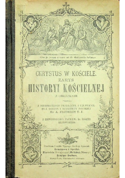 Chrystus w kościele Zarys Historyi Kościelnej z obrazkami 1886 r.