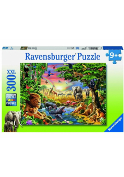 Puzzle 300 Afrykańskie zwierzaki XXL
