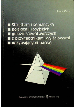 Struktura i semantyka polskich i rosyjskich gniazd słowotwórczych z przymiotnikami wyjściowymi nazywającymi barwę