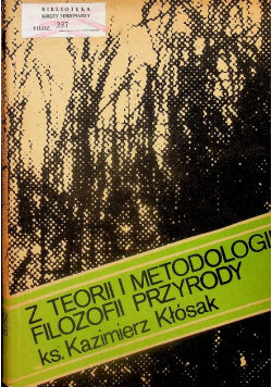Z teorii i metodologii filozofii przyrody