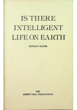 Is There Intelligent Life on Earth