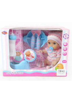 Lalka 25 cm sikająca + akcesoria