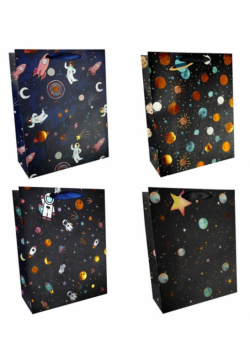 Torba prezentowa 31x42 Kosmos mix