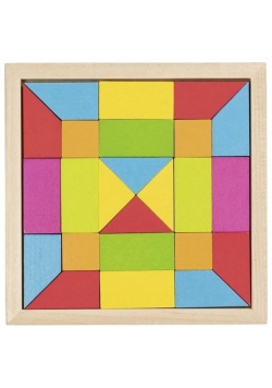 Puzzle Mozaika tęczowa