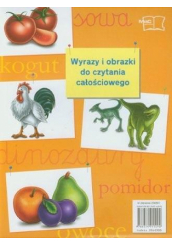 Wyrazy i obrazki do czytania całościowego