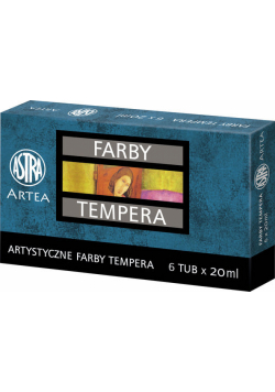 Farby tempera Astra Artea 6 kolorów - 20 ml