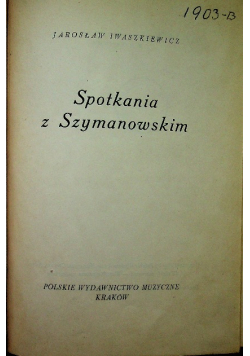 Spotkania z Szymanowskim 1947 r.