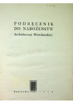Podręcznik do nabożeństw