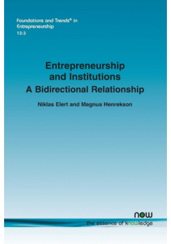 Entrepreneurship and Institutions