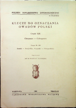 Klucze do oznaczania owadów Polski Część XIX Zeszyt 99 - 100
