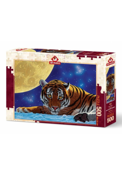 Puzzle 500 Tygrys i księżyc